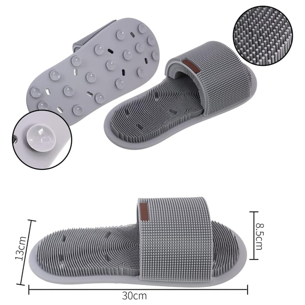 Zapatilla Chancla De Baño Limpiador pies